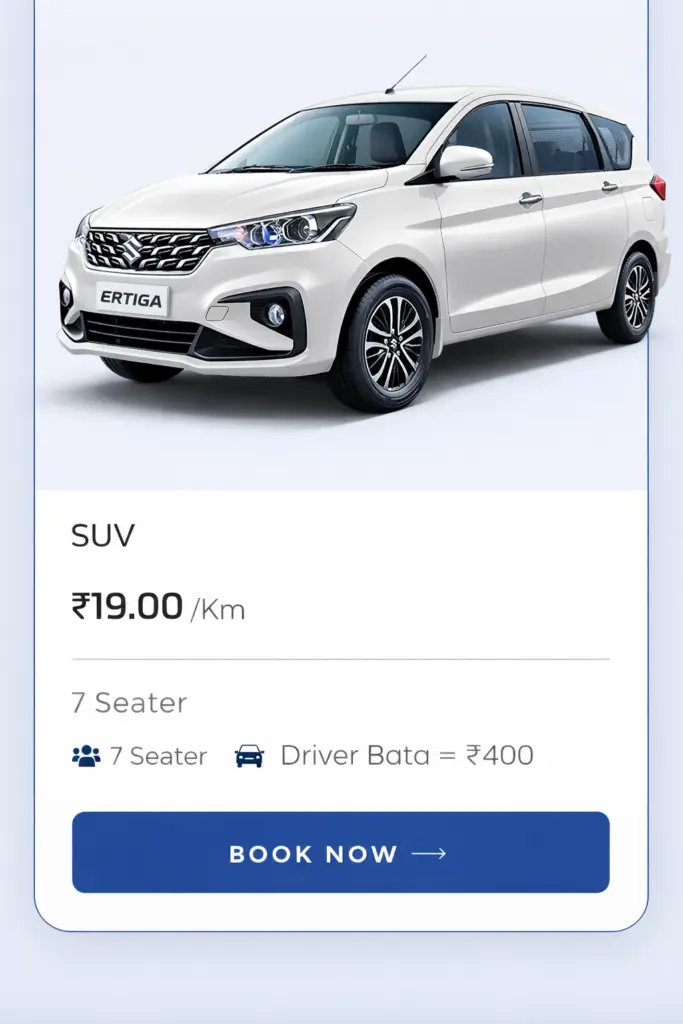 One way taxi SUV cab at Rs.19 per km by ik taxi for outstation drop service